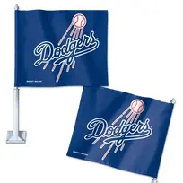 Wincraft Dodgers Shooting Ball Car Flag