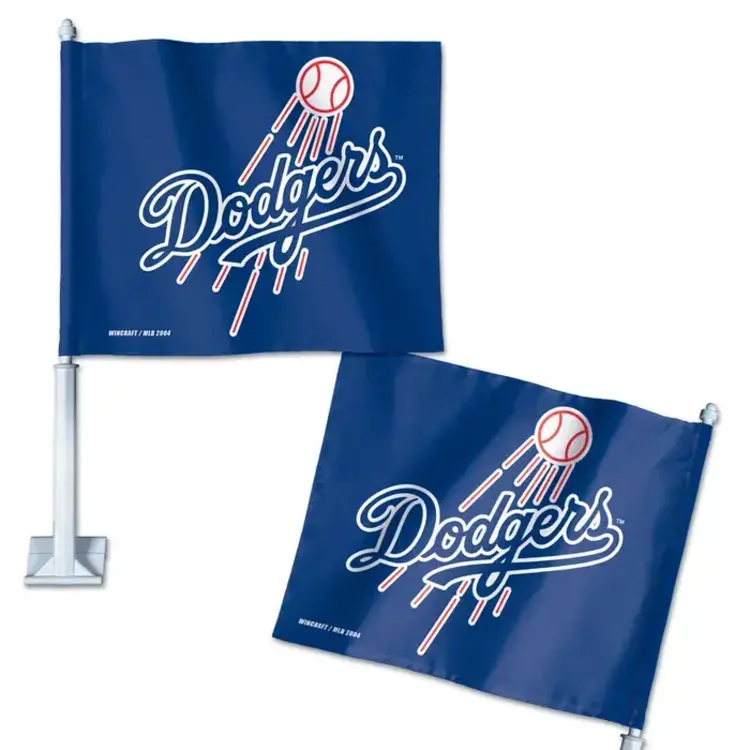 Wincraft Dodgers Shooting Ball Car Flag