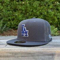 New Era LA Dodgers Graphite Mesh Blue LA