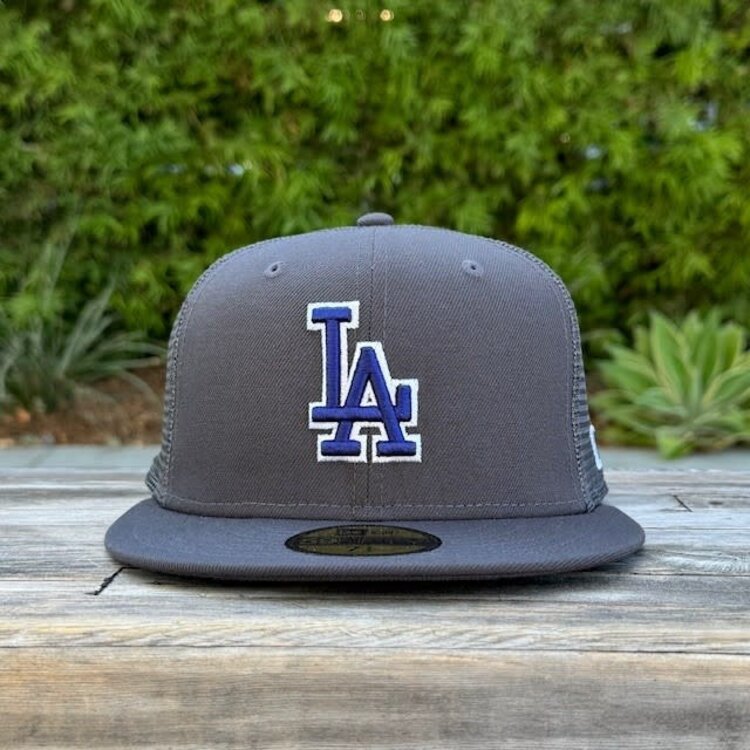 New Era LA Dodgers Graphite Mesh Blue LA