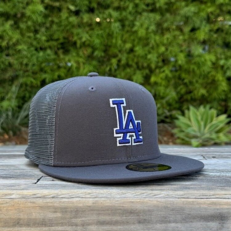 New Era LA Dodgers Graphite Mesh Blue LA