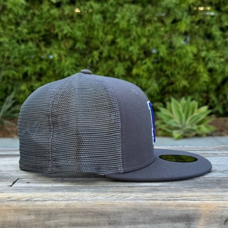 New Era LA Dodgers Graphite Mesh Blue LA
