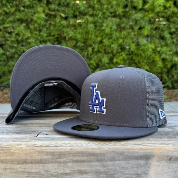 New Era LA Dodgers Graphite Mesh Blue LA