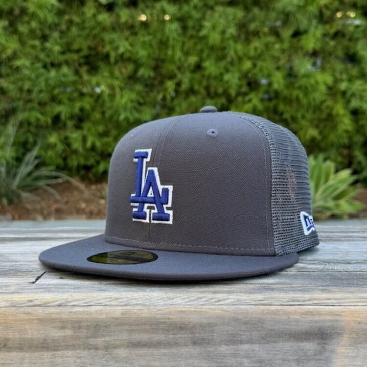 New Era LA Dodgers Graphite Mesh Blue LA