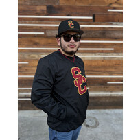 G-III USC Trojans Men's GIII Crossover Black V-Neck Pullover