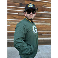 G-III Packers Men's GIII Crossover Green V-Neck Pullover