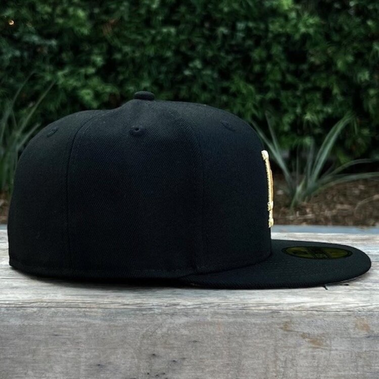 New Era LA Dodgers Black Metallic Gold Gray UV