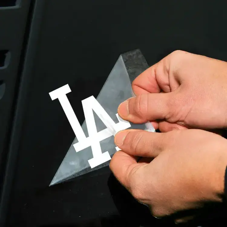 Wincraft Small Decal 4"x4" MLB Los Angeles Dodgers White LA