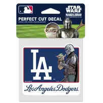 Wincraft Small Decal 4x4 Dodgers x Mandalorian