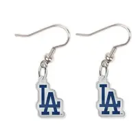 Wincraft LA Dodgers Acrylic "LA" J-Hook Dangling Earrings