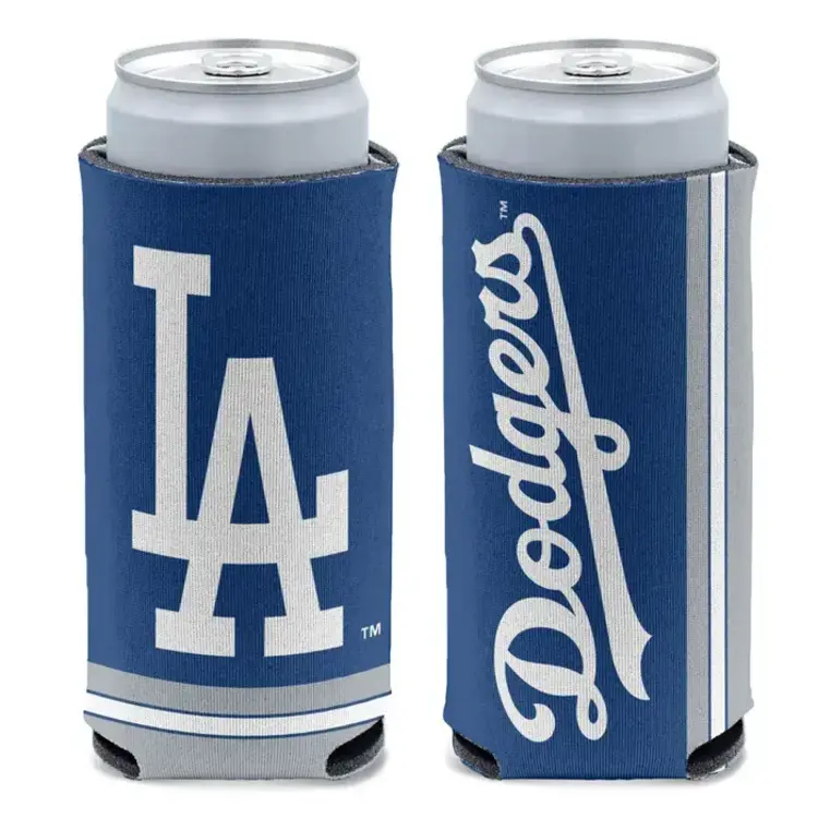 Wincraft MLB LA Dodgers Primary Logos Slim 12 oz Can Cooler