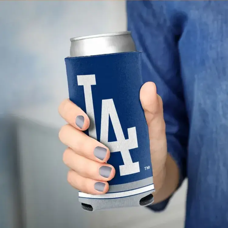 Wincraft MLB LA Dodgers Primary Logos Slim 12 oz Can Cooler