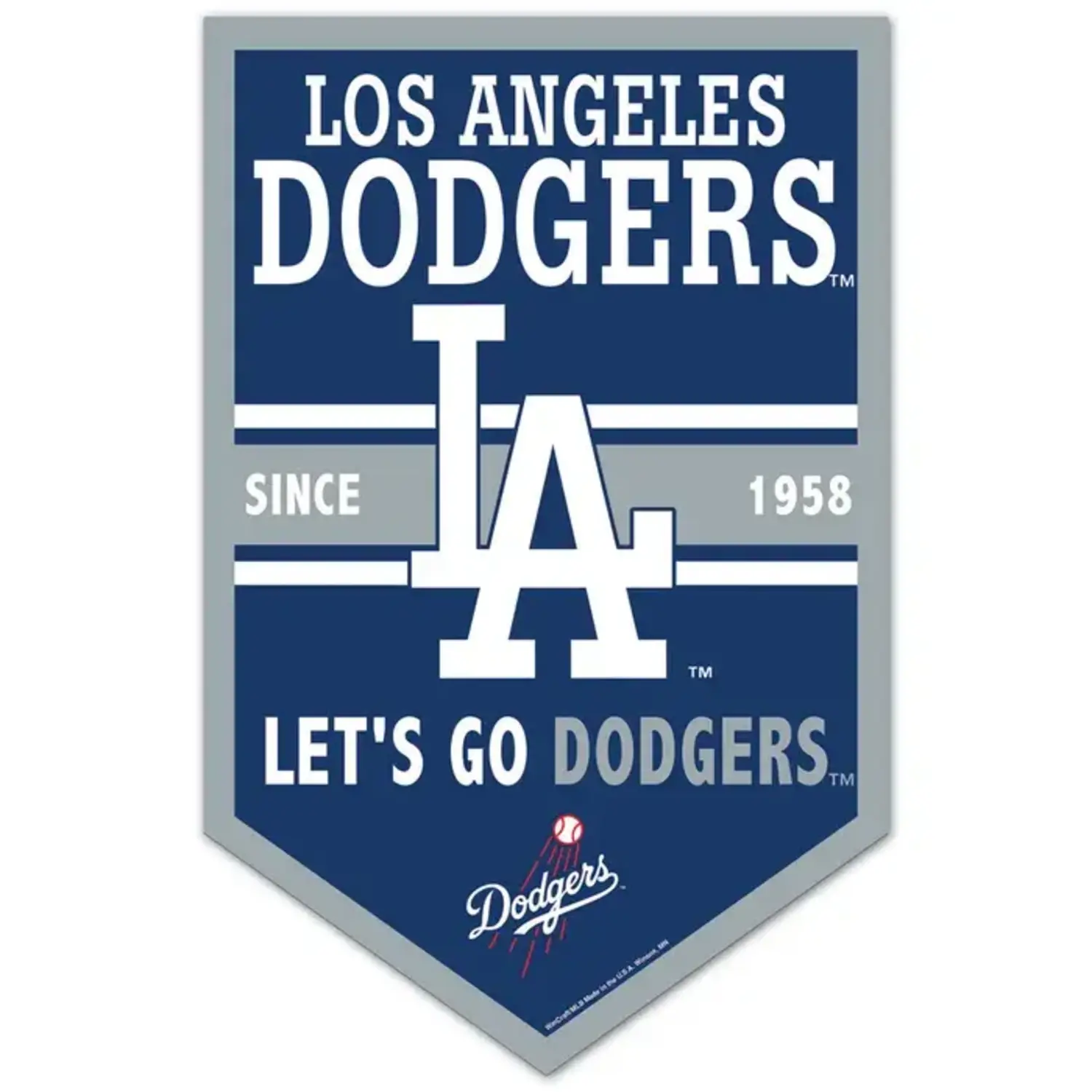 応援グッズ LOS ANGELES DODGERS MINT DETAIL60.6cm LA Dodgers Let's Go 11
