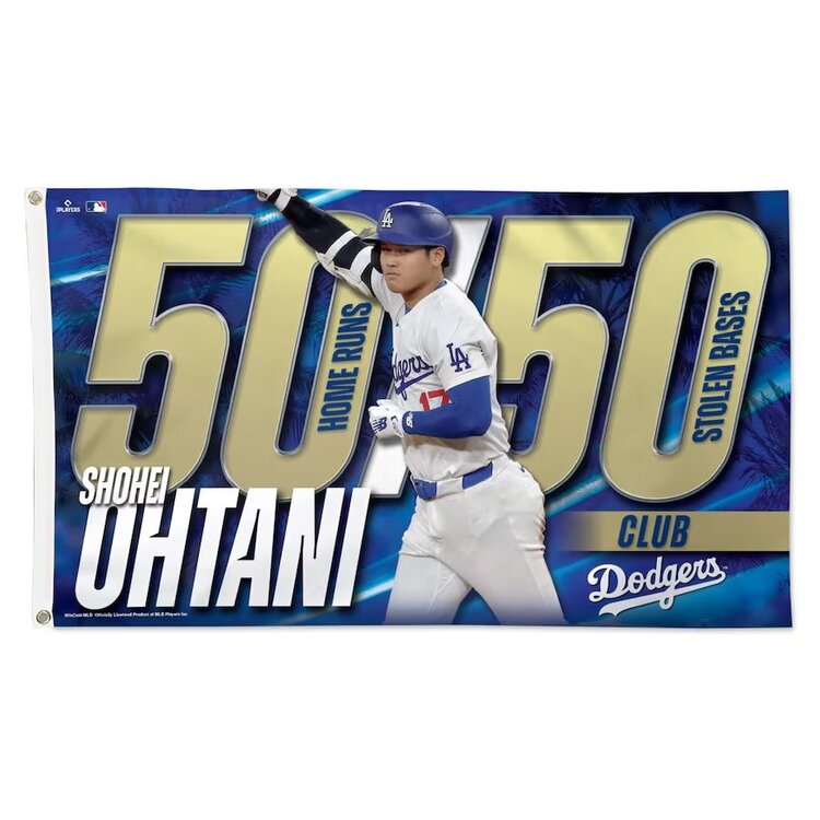 Wincraft LA Dodgers Shohei Ohtani 50/50 Club Deluxe 3'x5' Flag