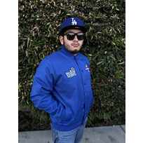 JH Design LA 2024 WS Champs Royal Button Snap Poly-Twill Jacket