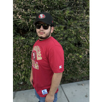 Starter 49ers Men's Starter Defender Red Short Sleeve Tee