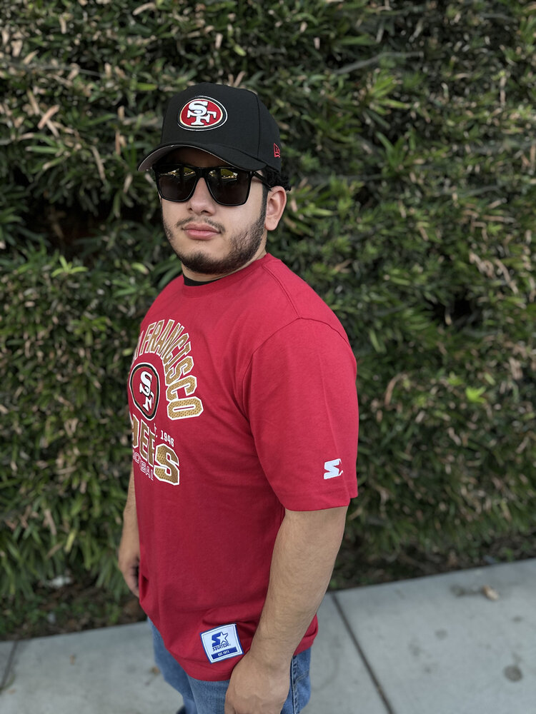 Starter 49ers Men's Starter Defender Red Short Sleeve Tee