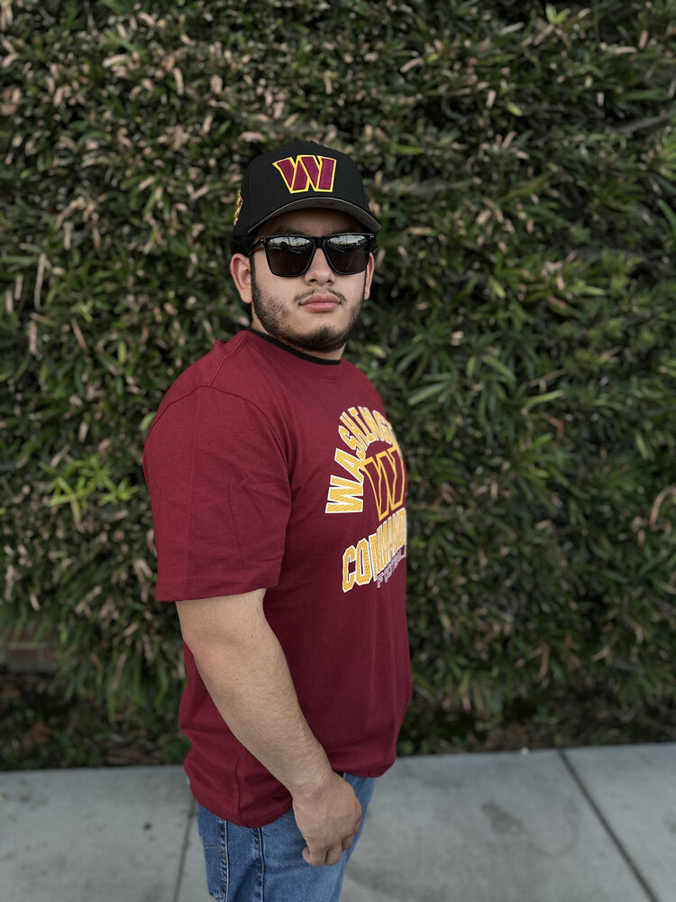 Starter Commanders Men's Starter Defender Burgundy Short Sleeve Tee