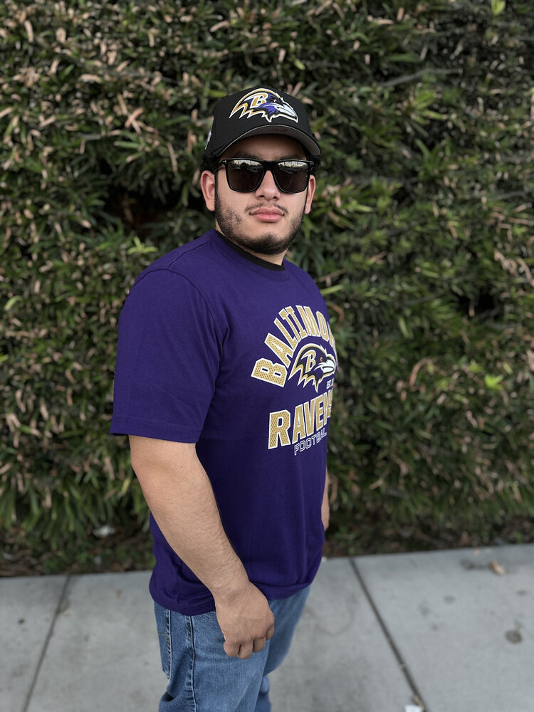 Starter Ravens Men's Starter Defender Purple Short Sleeve Tee