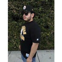 Starter Steelers Men's Starter Defender Black Short Sleeve Tee