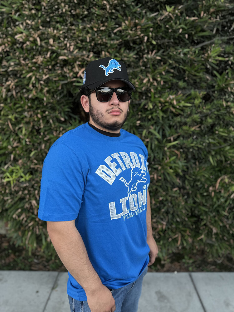 Starter Lions Men's Starter Defender Blue Short Sleeve Tee