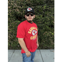 Starter Chiefs Men's Starter Defender Red Short Sleeve Tee