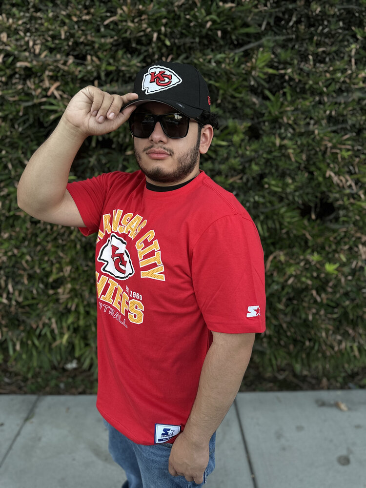 Starter Chiefs Men's Starter Defender Red Short Sleeve Tee