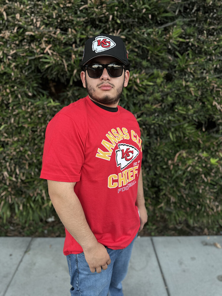 Starter Chiefs Men's Starter Defender Red Short Sleeve Tee