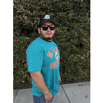 Starter Dolphins Men's Starter Defender Aqua Short Sleeve Tee