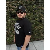 Starter Raiders Men's Starter Defender Black Short Sleeve Tee