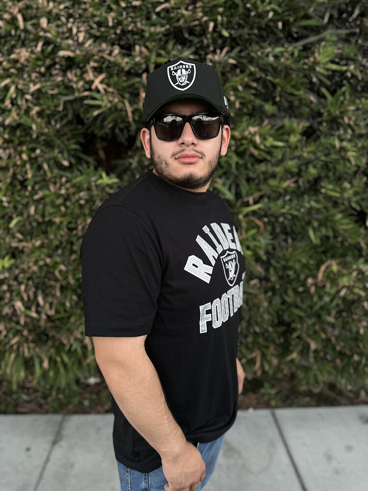 Starter Raiders Men's Starter Defender Black Short Sleeve Tee