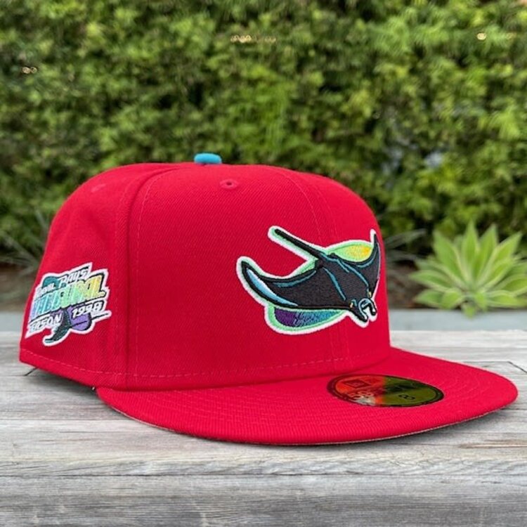 New Era Tampa Bay Devil Rays Red 1998 Season SP