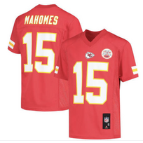 NFL NFL Youth Jerseys Kansas City Chiefs Patrick Mahomes #15