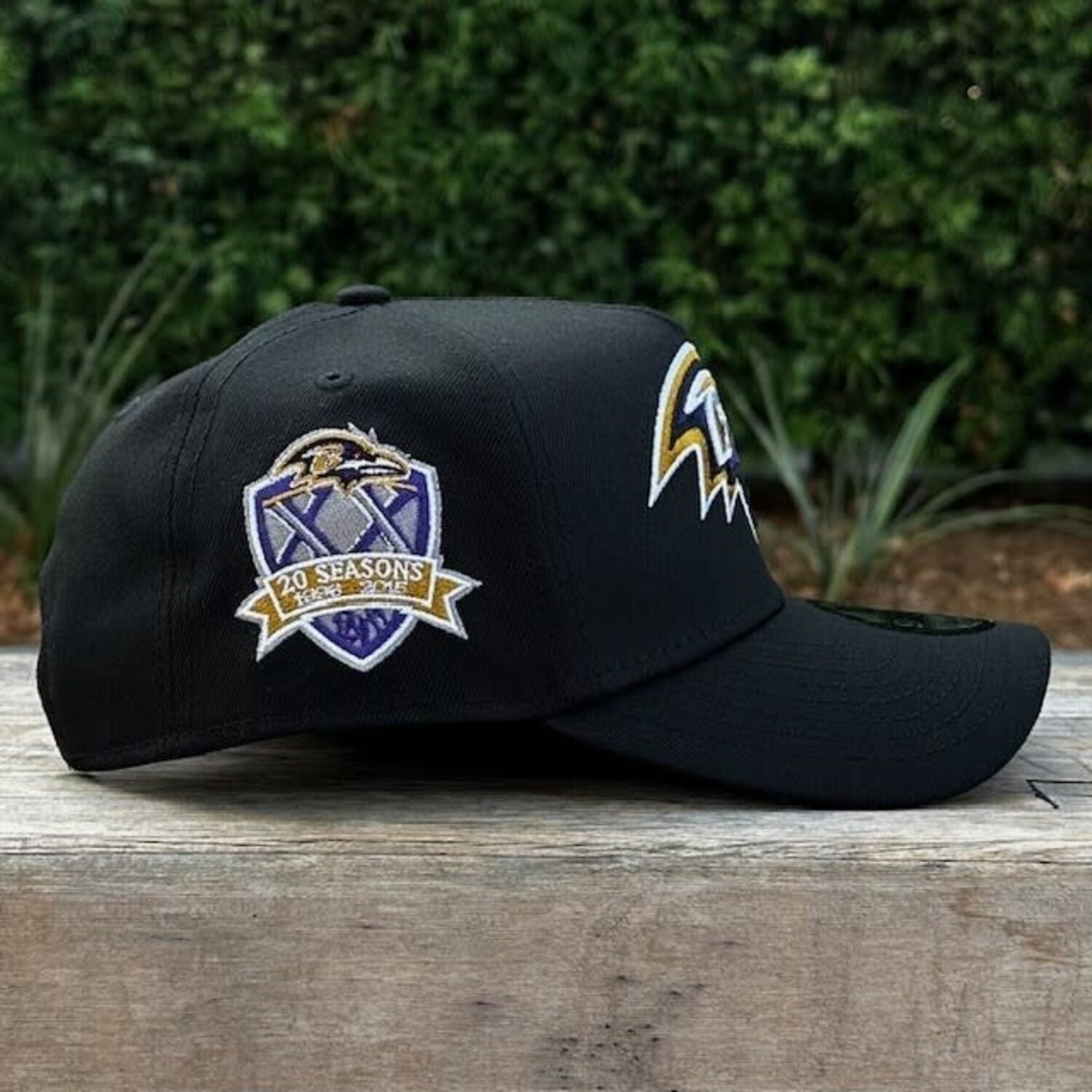 Ravens Black Team 20 Seasons 940 A-Frame - The Locker Room of Downey