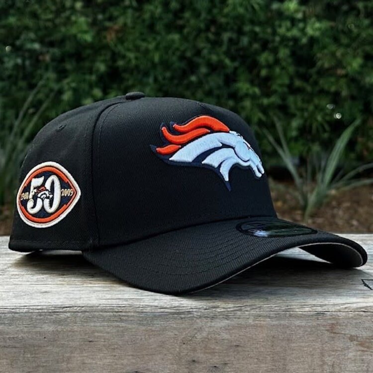 New Era Broncos Black Team 50th Anniversary 940 A-Frame