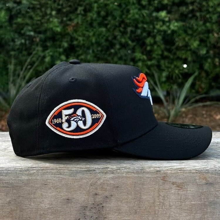 New Era Broncos Black Team 50th Anniversary 940 A-Frame