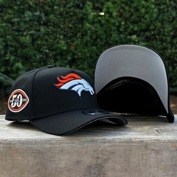 New Era Broncos Black Team 50th Anniversary 940 A-Frame