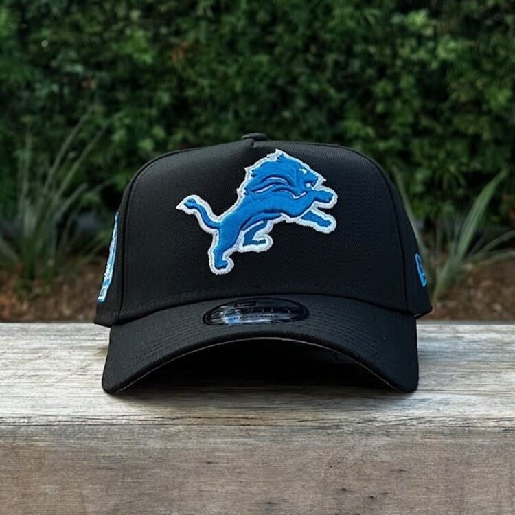 New Era Lions Black Team 90 Seasons 940 A-Frame