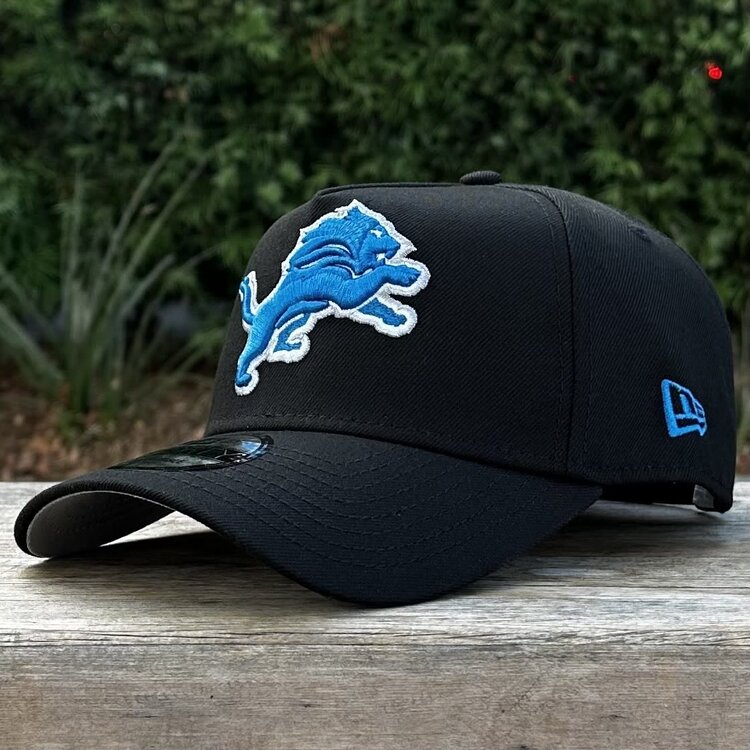 New Era Lions Black Team 90 Seasons 940 A-Frame