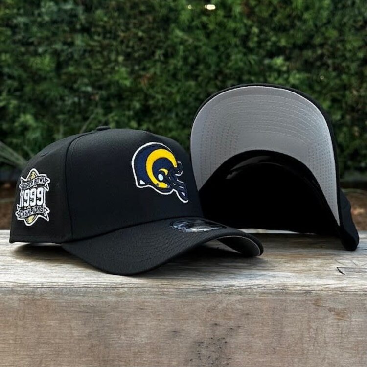 New Era Rams Black Team Helmet 1999 Super Bowl 940 A-Frame