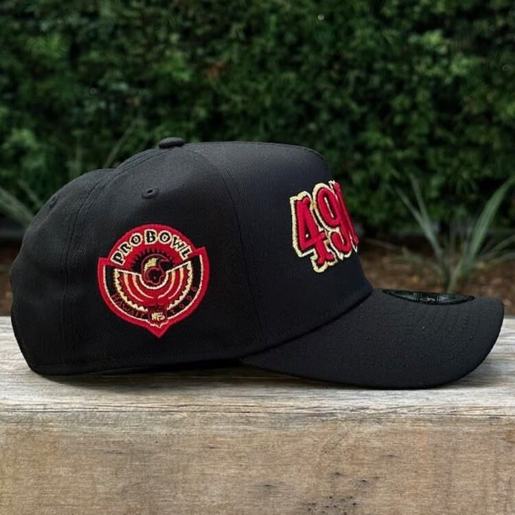 New Era 49ers Black Team Retro 1996 Pro Bowl 940 A-Frame
