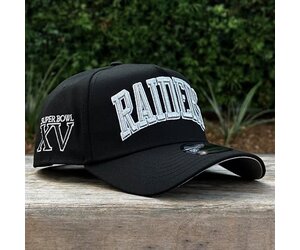 Raiders Black Metallic Art Shell Arch SB XV 940 A-Frame - The