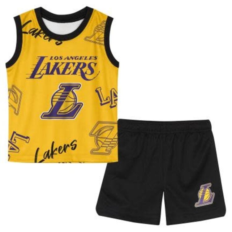 MLB Lakers Infant Crash the Boards Tank and Short Set