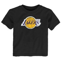 NBA Lakers Preschool Primary Logo Black Tee
