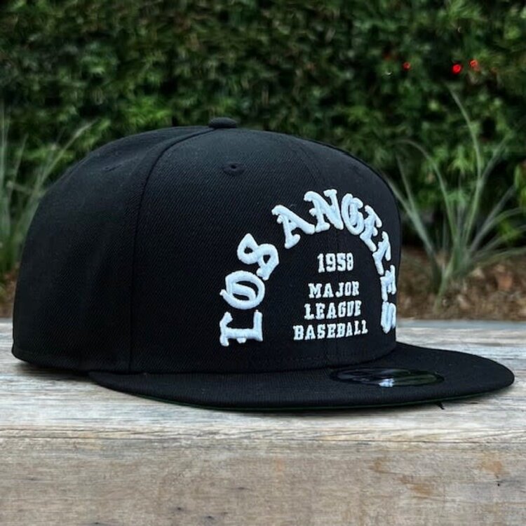 New Era LA Dodgers 1958 Old English Arch Black 950