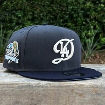 New Era LA City Connect Graphite/Navy 2024 WS Champions SP Light Blue UV 950 Snapback