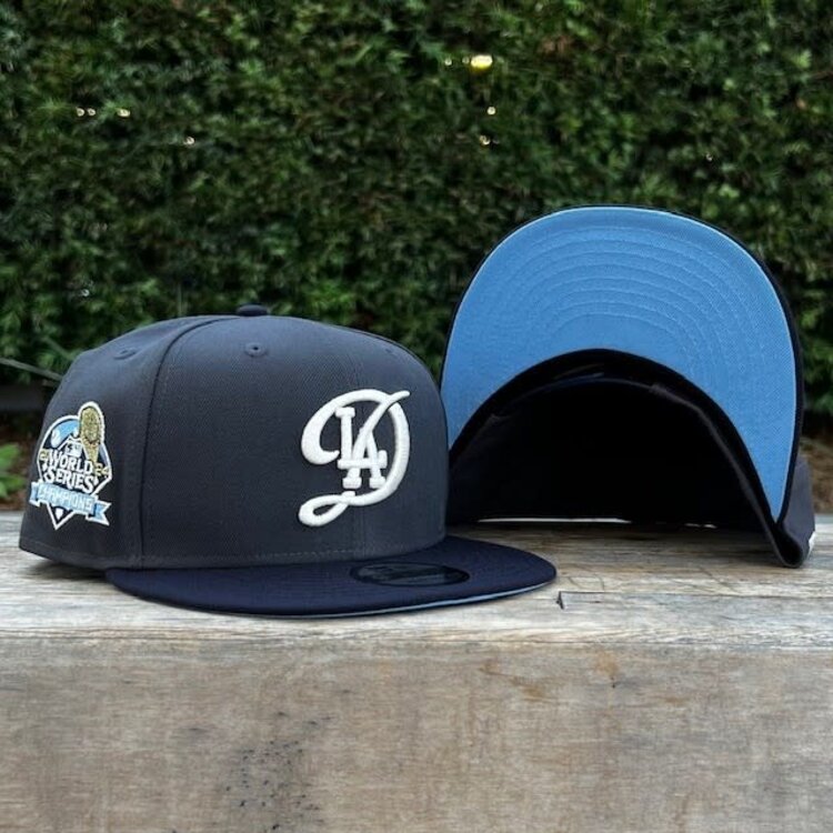 New Era LA City Connect Graphite/Navy 2024 WS Champions SP Light Blue UV 950 Snapback