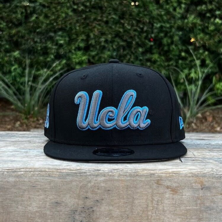 New Era UCLA Bruins Black Gray-Blue Script "B" SP 950 Snapback