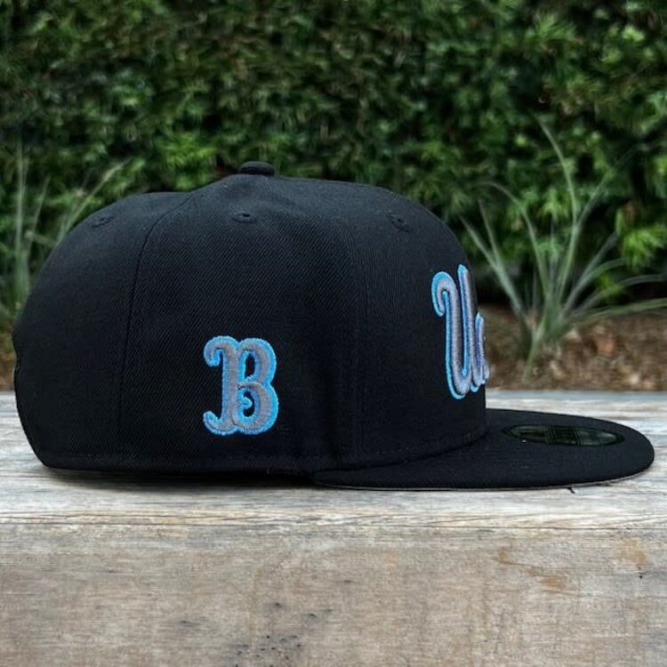 New Era UCLA Bruins Black Gray-Blue Script "B" SP 950 Snapback
