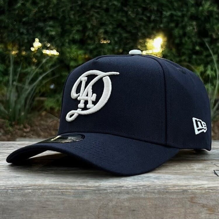 New Era LA Dodgers City Connect Navy Ivory 2024 World Series Champions 940 A-Frame